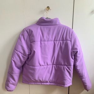 Boohoo Lavender Puffer